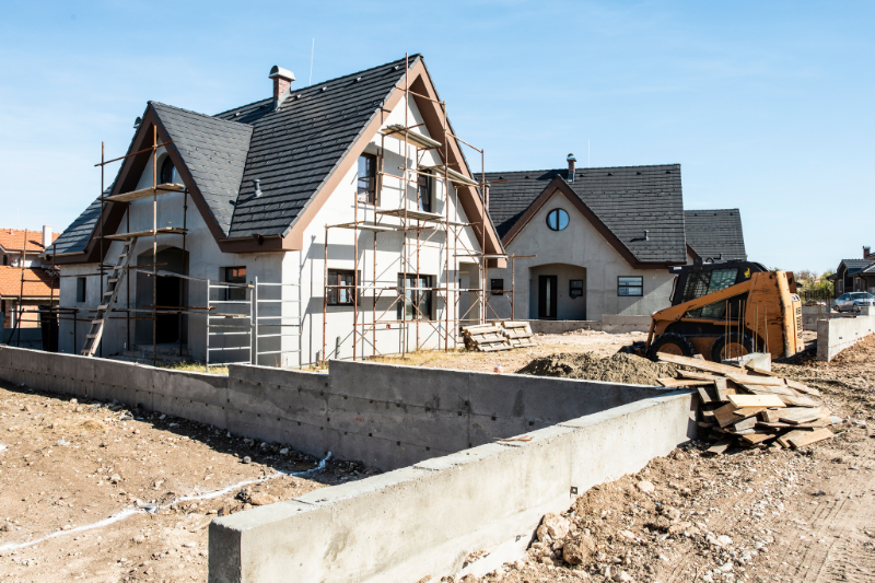 houses under construction